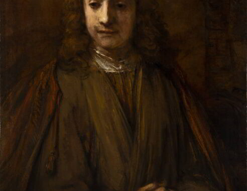 Saint John on Patmos, Rembrandt, 1661