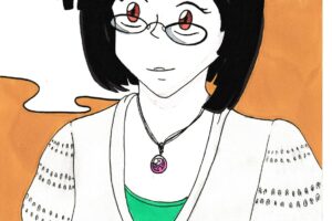 Ilustrim në stil manga i Rumiko Takahashi-t