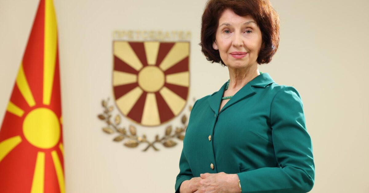 Gordana Siljanovska-Davkova, presidentja e Maqedonisë së Veriut