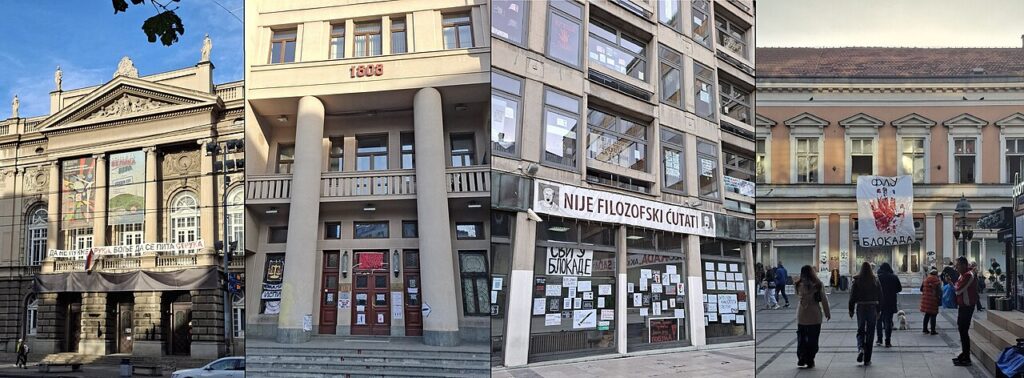 Bllokadë e fakulteteve të Beogradit, janar 2025