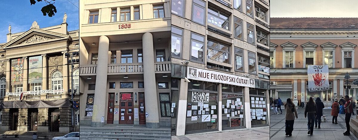 Bllokadë e fakulteteve të Beogradit, janar 2025