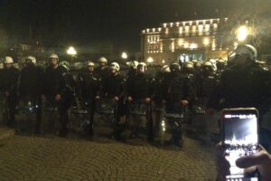 Protestë studentore në Beograd