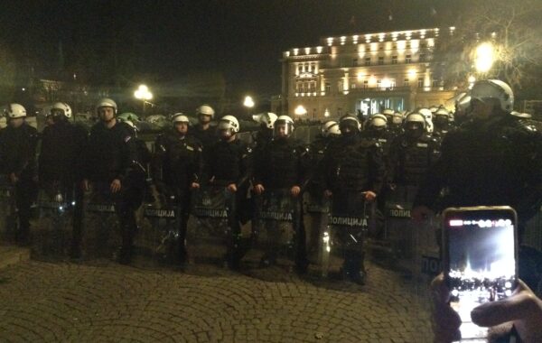 Protestë studentore në Beograd