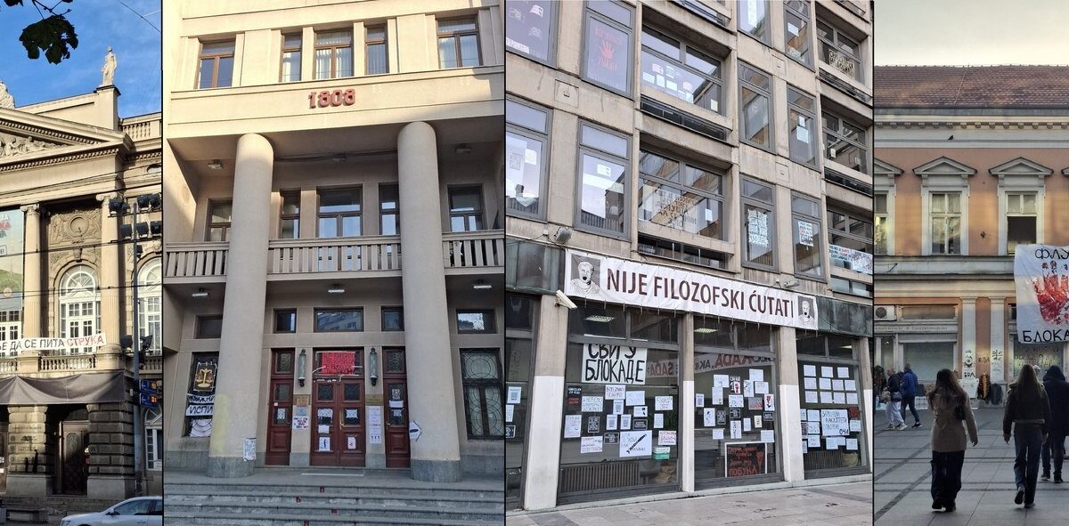 Bllokada studentore e fakulteteve të Beogradit