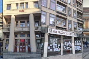 Bllokada studentore e fakulteteve të Beogradit
