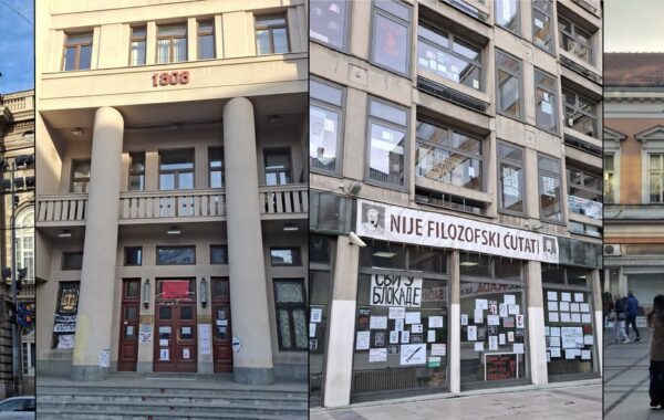 Bllokada studentore e fakulteteve të Beogradit