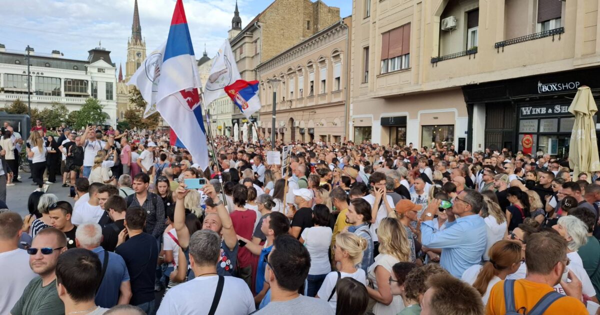 Mbështetës të lëvizjes studentore