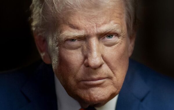 Portret i presidentit amerikan Donald Trump
