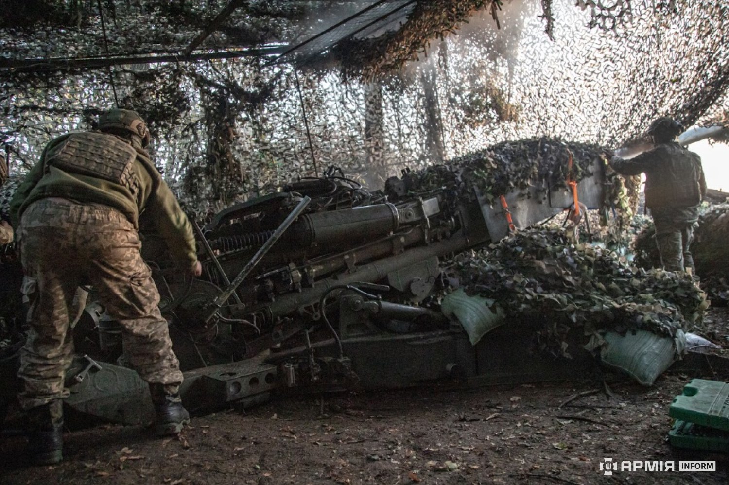 Artileria e brigadës 148 ukrainase me haubicën M777