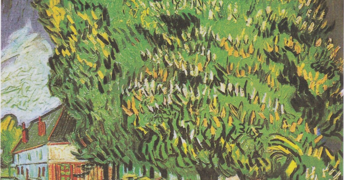 "Chestnut Trees in Blossom" e Vincent van Gogh-ut, 1890 — vepra kryesore e ankandit të Sotheby's, me vlerësim rreth 180 milionë dollarë. Foto: Public Domain / Wikimedia Commons