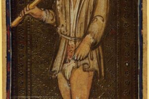 Karta 'The Fool' e kartës Visconti-Sforza, Bonifacio Bembo, rreth 1450