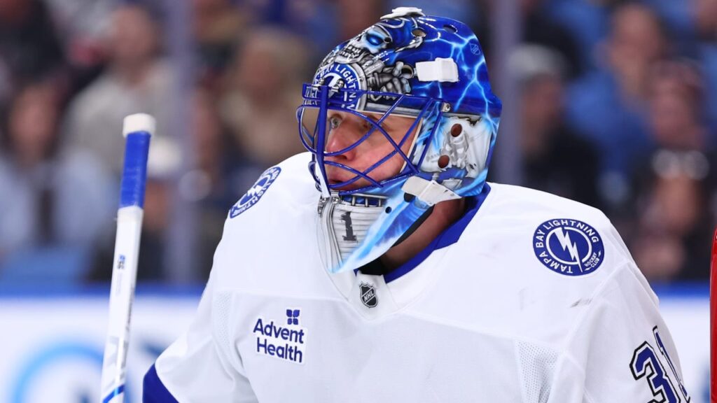 Jonas Johansson kalon nga Tampa Bay Lightning te Ottawa Senators