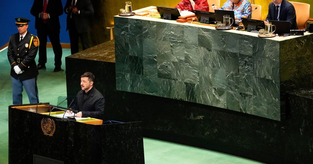 Volodymyr Zelensky flet në Asamblenë e Përgjithshme të OKB-së