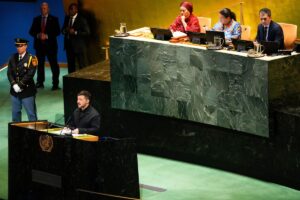 Volodymyr Zelensky flet në Asamblenë e Përgjithshme të OKB-së