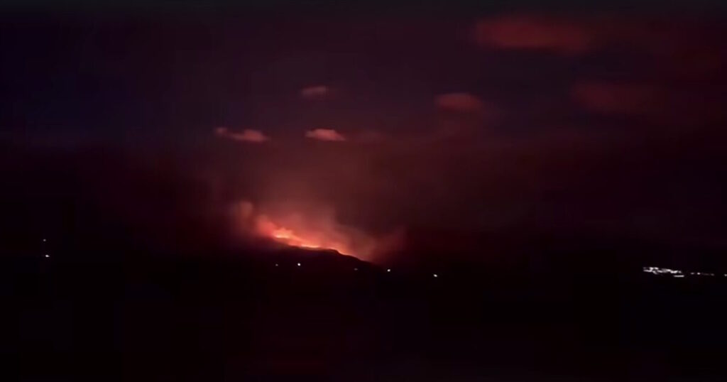 Zjarr në Lesbos  flakët përfshijnë vegjetacionin në Kalloni  mobilizohen 25 zjarrfikës dhe 8 automjete