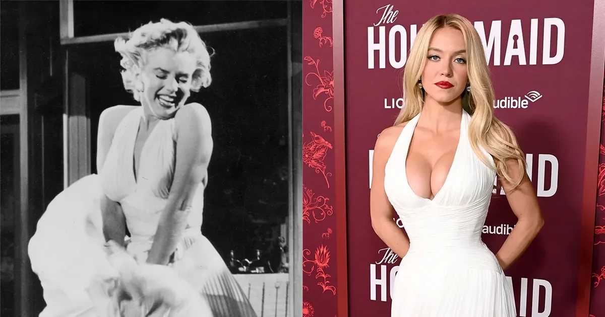Sydney Sweeney dhe Marilyn Monroe