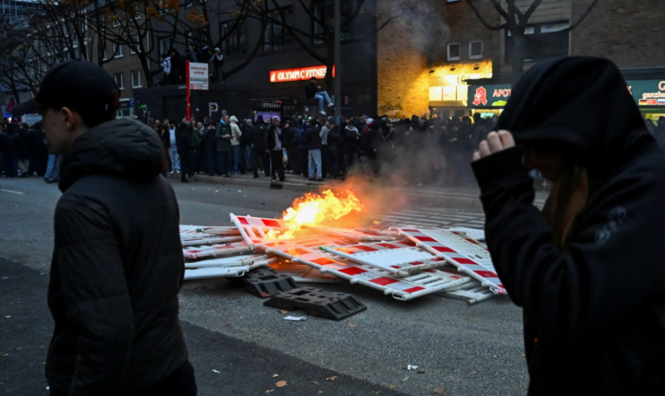  Jemi kundër sistemit  e urrejmë këtë shtet dhe policinë   kaos në protestën e Gjeneratës Z në Hamburg  VIDEO 