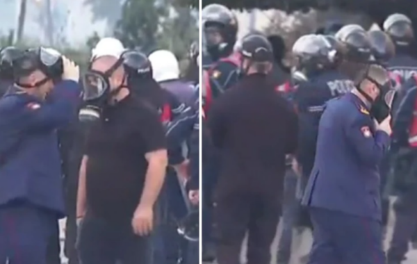 me maskë kundër gazit