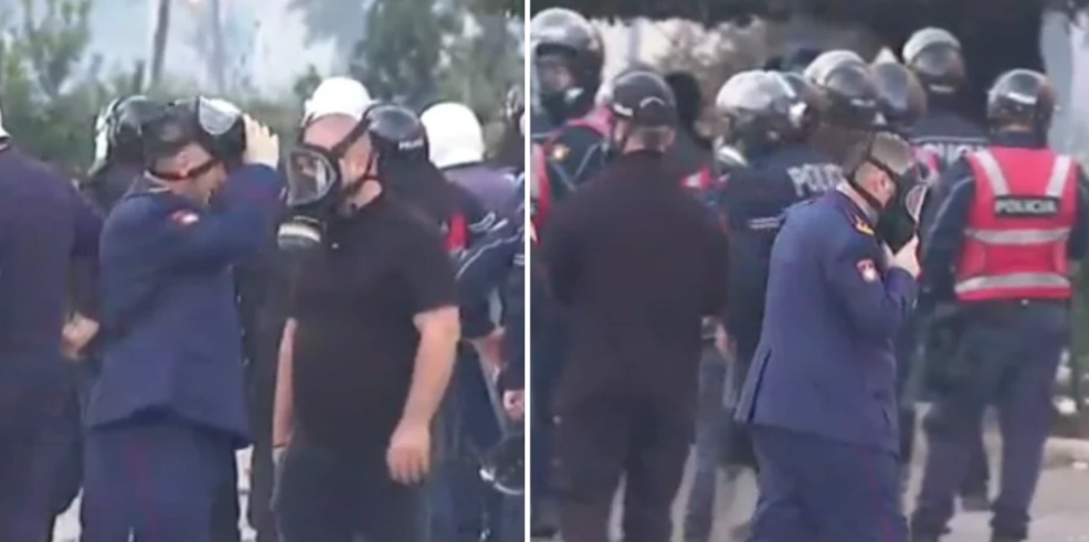 me maskë kundër gazit