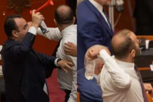 Gjuajtën me vezë dhe ujë Ramën