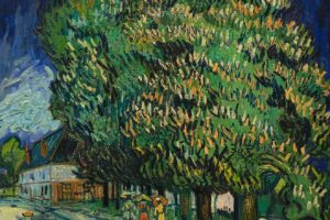Châtaigniers en fleurs, Vincent van Gogh, maj 1890