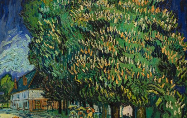 Châtaigniers en fleurs, Vincent van Gogh, maj 1890
