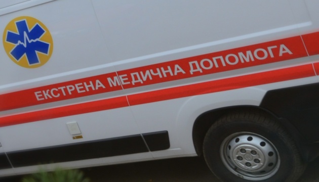 Pamje arkiv: ambulancë e shërbimit të urgjencës mjekësore në Ukrainë