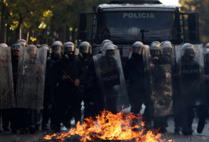 Protestat studentore në vend  AMP  Po verifikojmë çdo shkelje ligjore nga punonjësit e policisë
