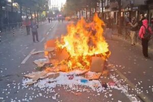 Flamingot deshën të rinonin protestën, por