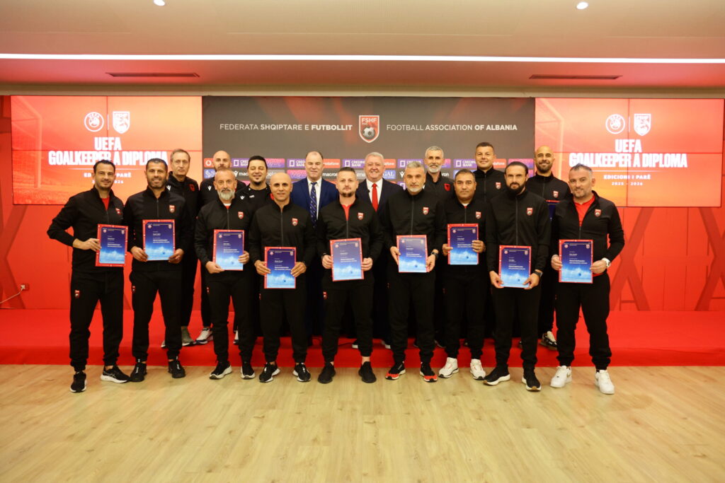 Përfundon kursi i parë UEFA Goalkeeper A  Duka  Zhvillim shumë i rëndësishëm për futbollin shqiptar