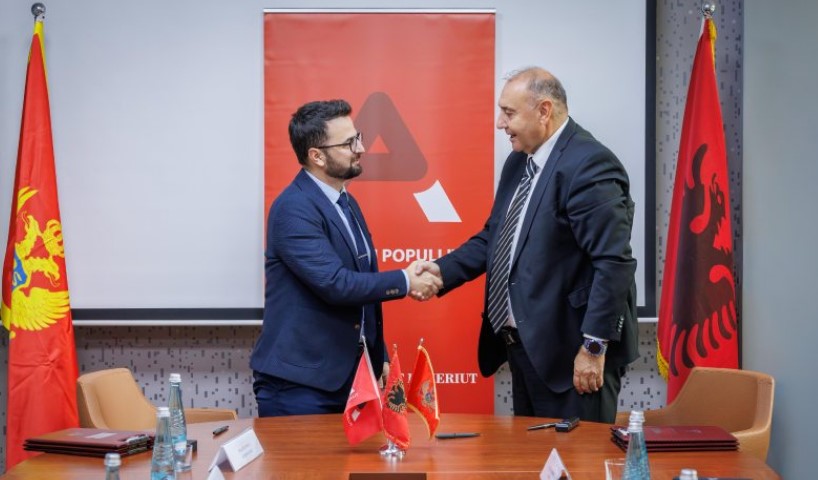 Avokati i Popullit nënshkruan marrëveshje me homologun e Malit të Zi  Kanal i drejtpërdrejtë për ankesat në të dyja anë