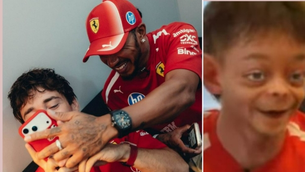 Social media manager për një ditë  Leclerc e Hamilton argëtohen në kanalet zyrtare të Ferrari t