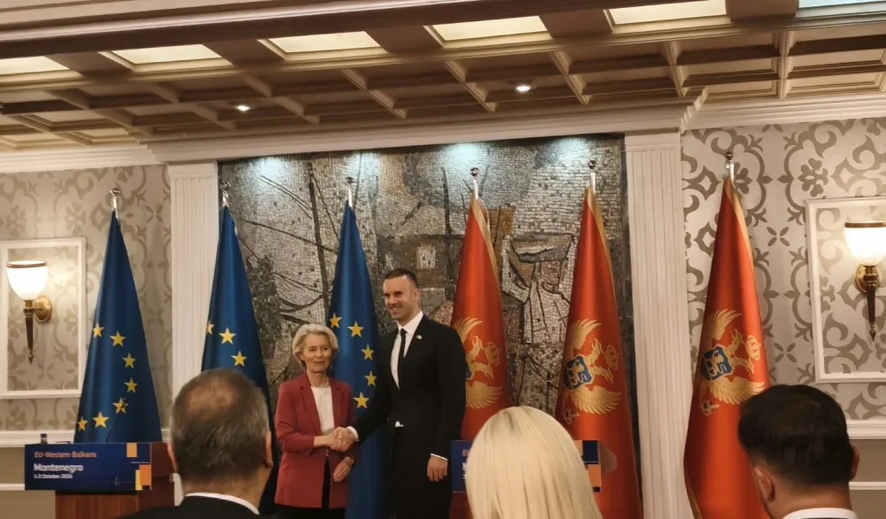 Von der Leyen në Podgoricë  BE ja e sheh Malin e Zi si anëtaren e 28 të deri në 2028  kërkohet unitet politik