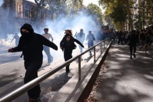 gjatë protestave të nxënësve