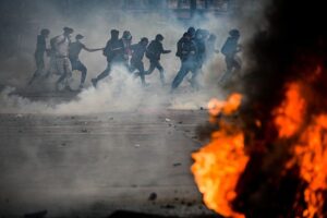 jetën gjatë protestave
