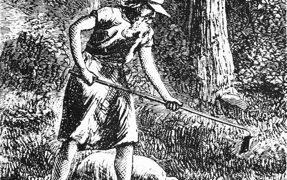 Ilustrim i Johnny Appleseed-it nga Harper's New Monthly Magazine, 1871