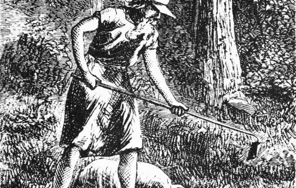 Ilustrim i Johnny Appleseed-it nga Harper's New Monthly Magazine, 1871