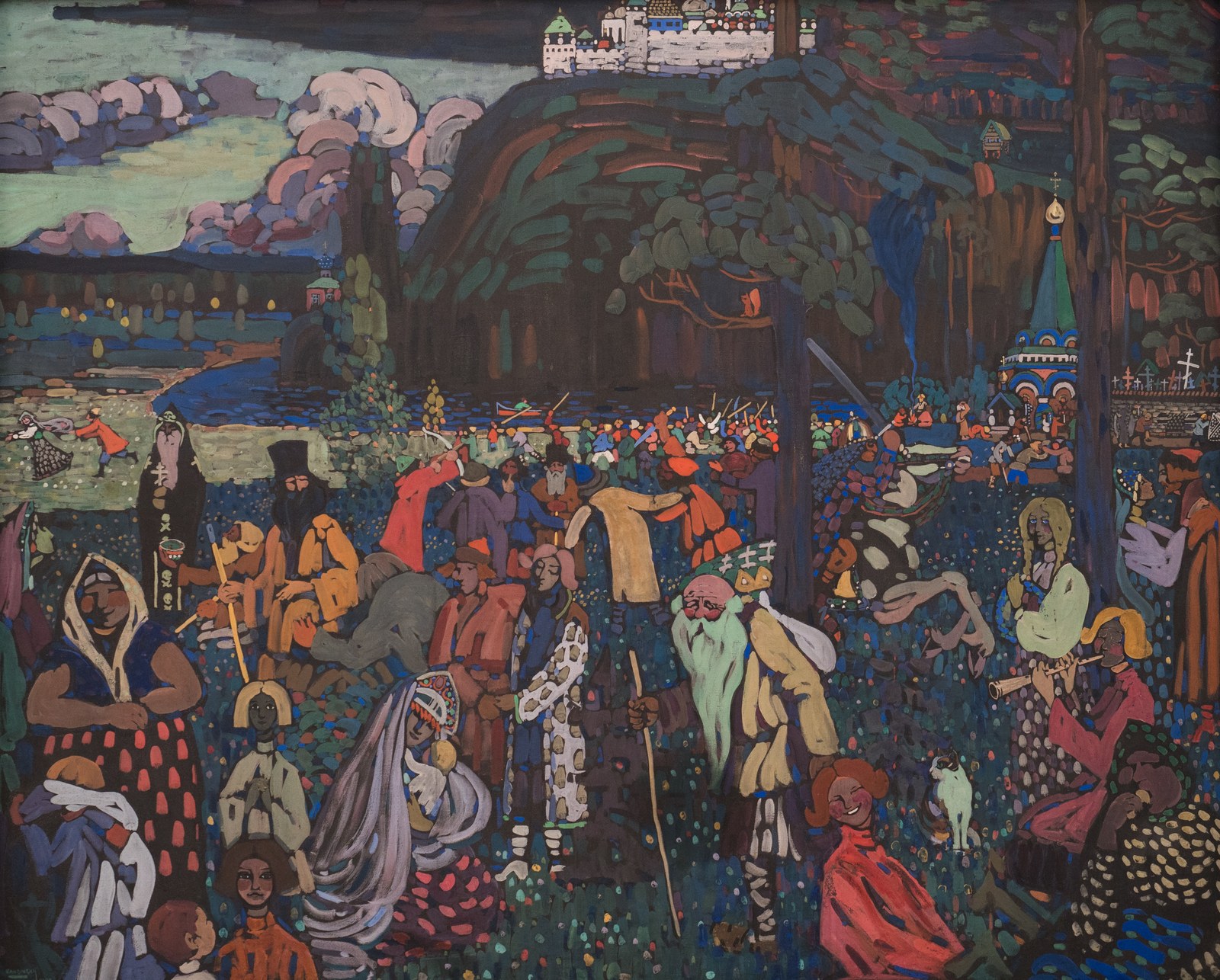 Wassily Kandinsky, Das bunte Leben, 1907