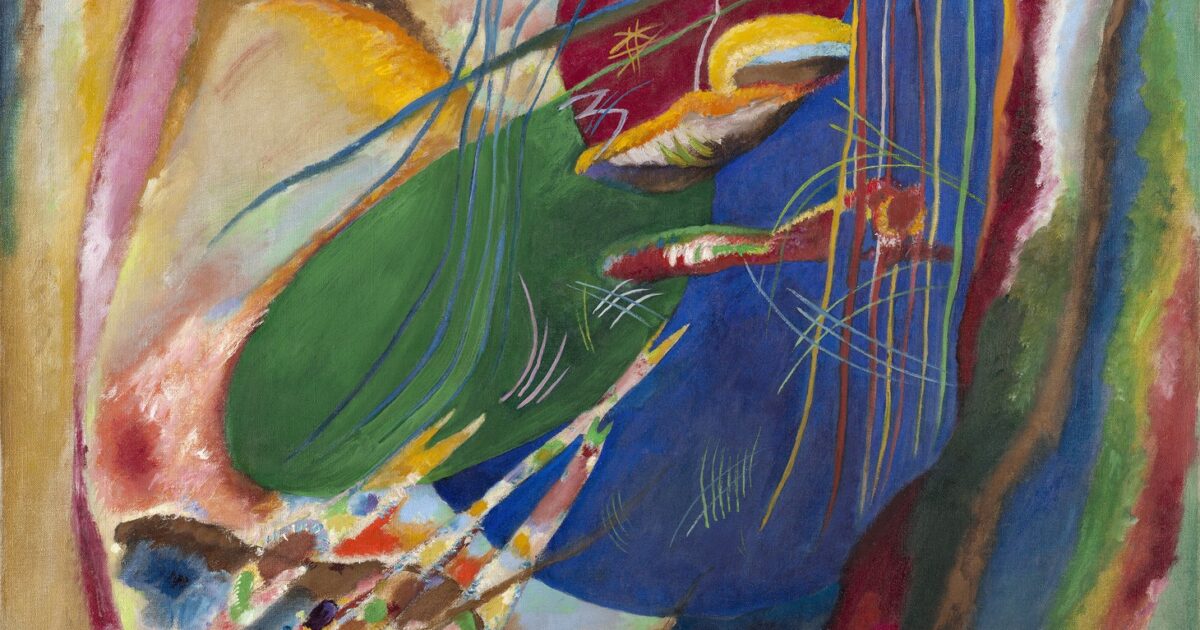 «Piktura me tre njolla, nr. 196» (1914) e Wassily Kandinsky-t