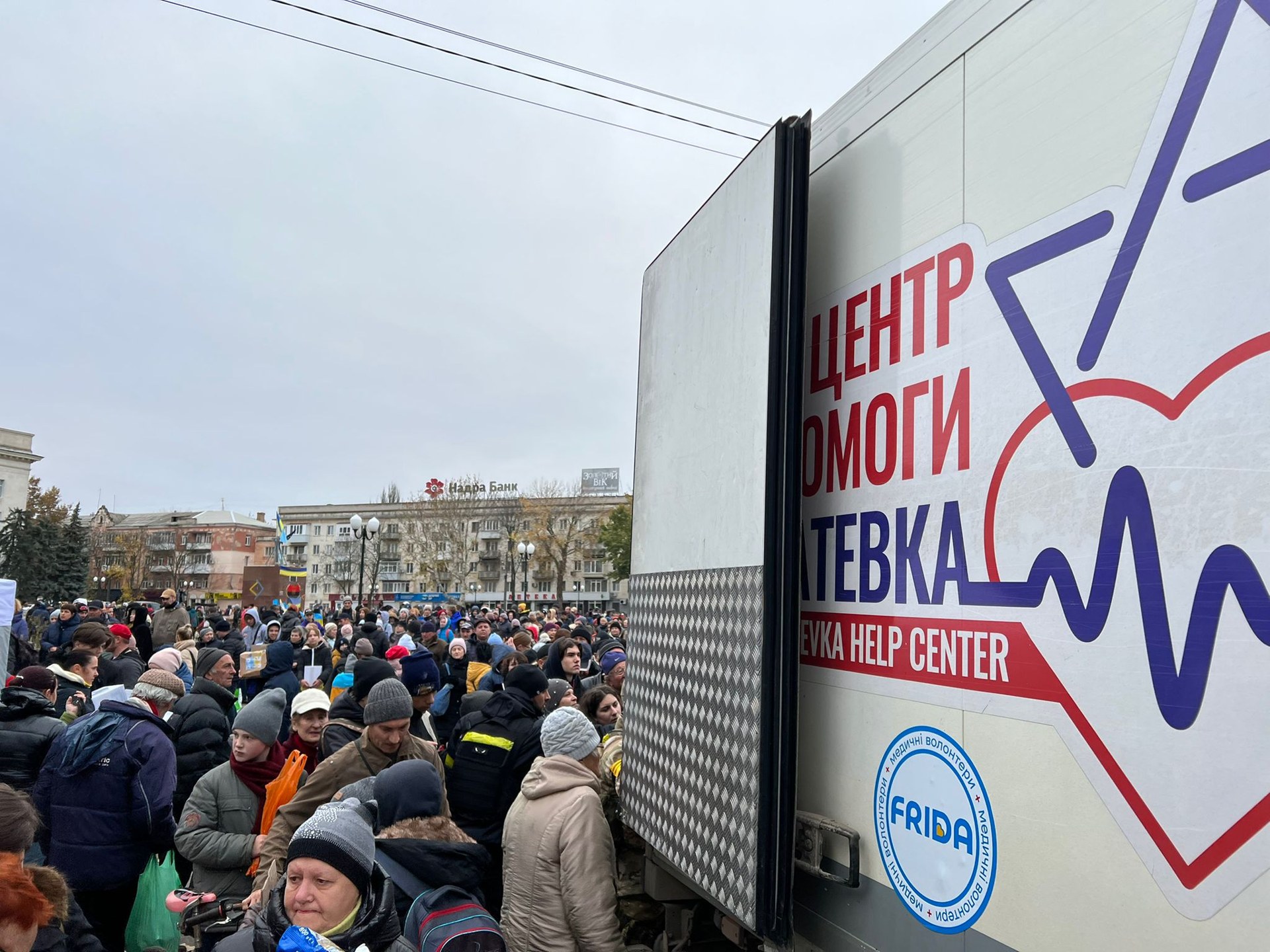 Pamje arkiv: shpërndarja e ndihmave humanitare në rajonin e Khersonit