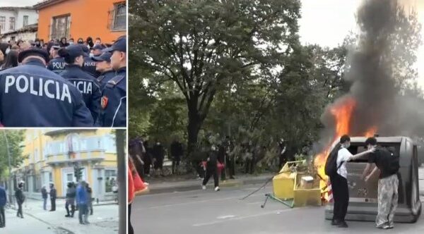 Protestuesit nuk kursejnë as kioskat e