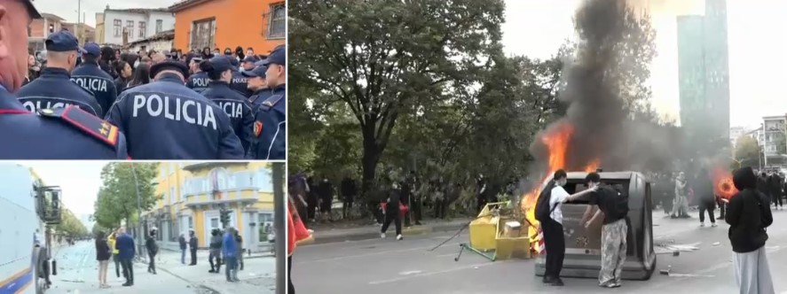 Protestuesit nuk kursejnë as kioskat e