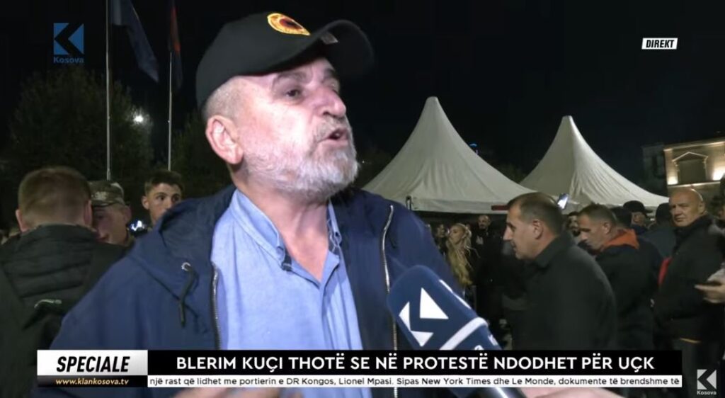 Kuçi i LDK së i bashkohet protestës  Erdhi për UÇK në  vlerën më sublime të kombit
