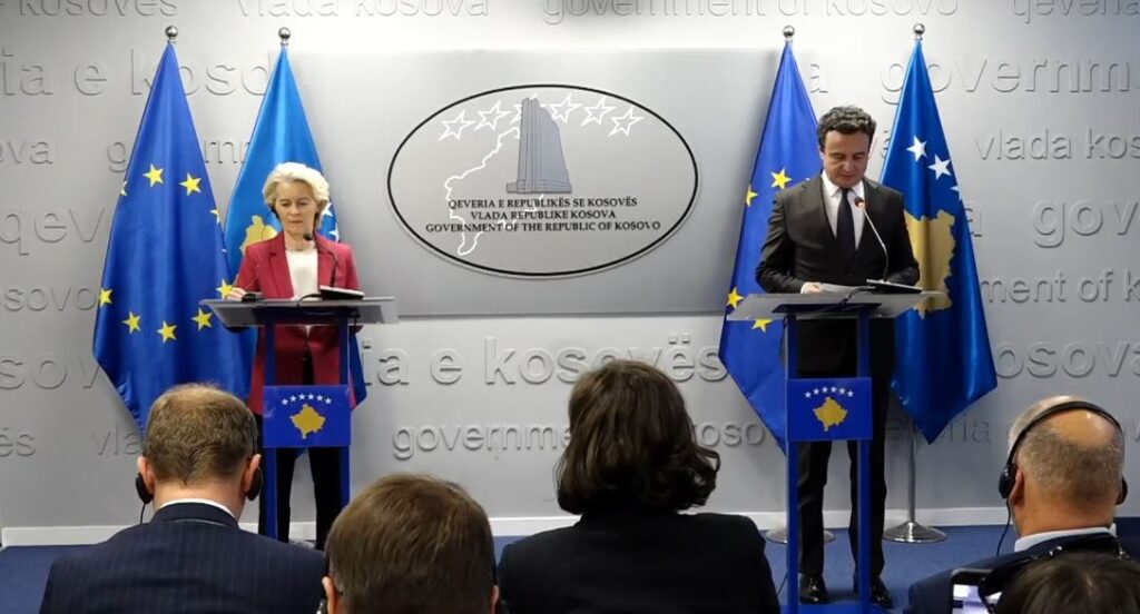 Kurti  Kërkova nga Von der Leyen anëtarësimin e Kosovës në organizata evropiane