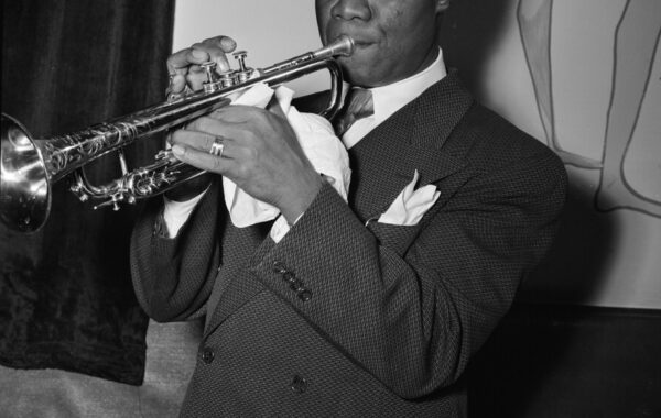 Louis Armstrong, portret i vitit 1947 nga William P. Gottlieb
