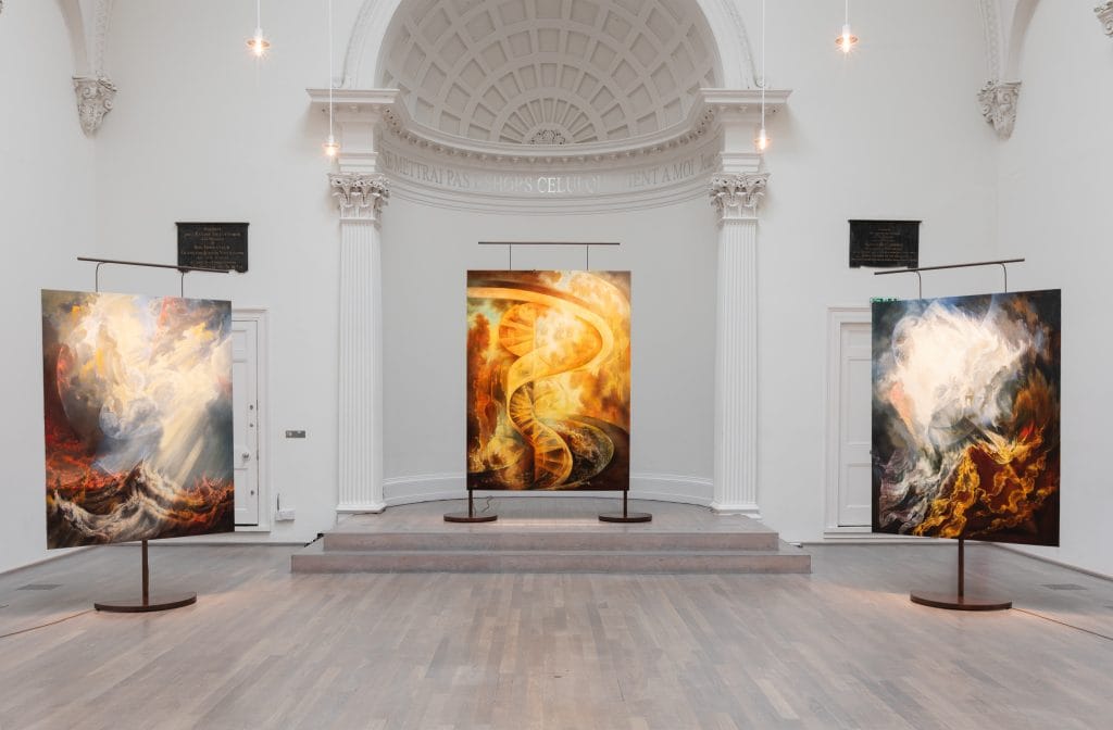 Maria Kreyn sjell «Dream Logic» në kishën zvicerane të Londrës  stuhitë e dritës dhe spirale ADN je në zemër të Frieze Week
