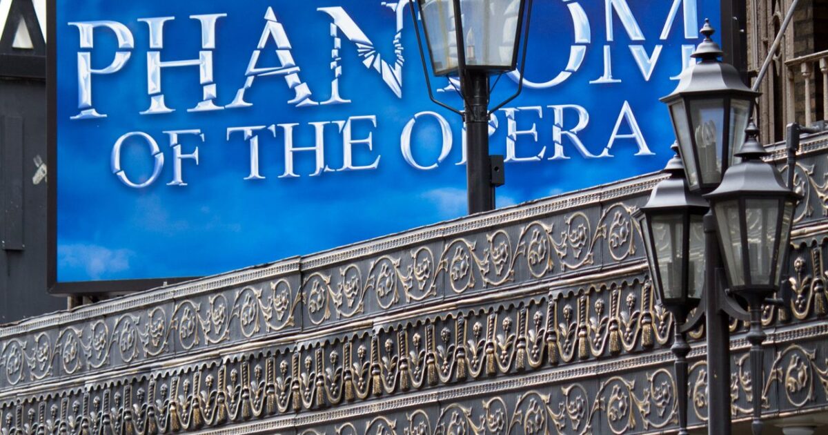 Tabela e «The Phantom of the Opera»-s në Majestic Theatre