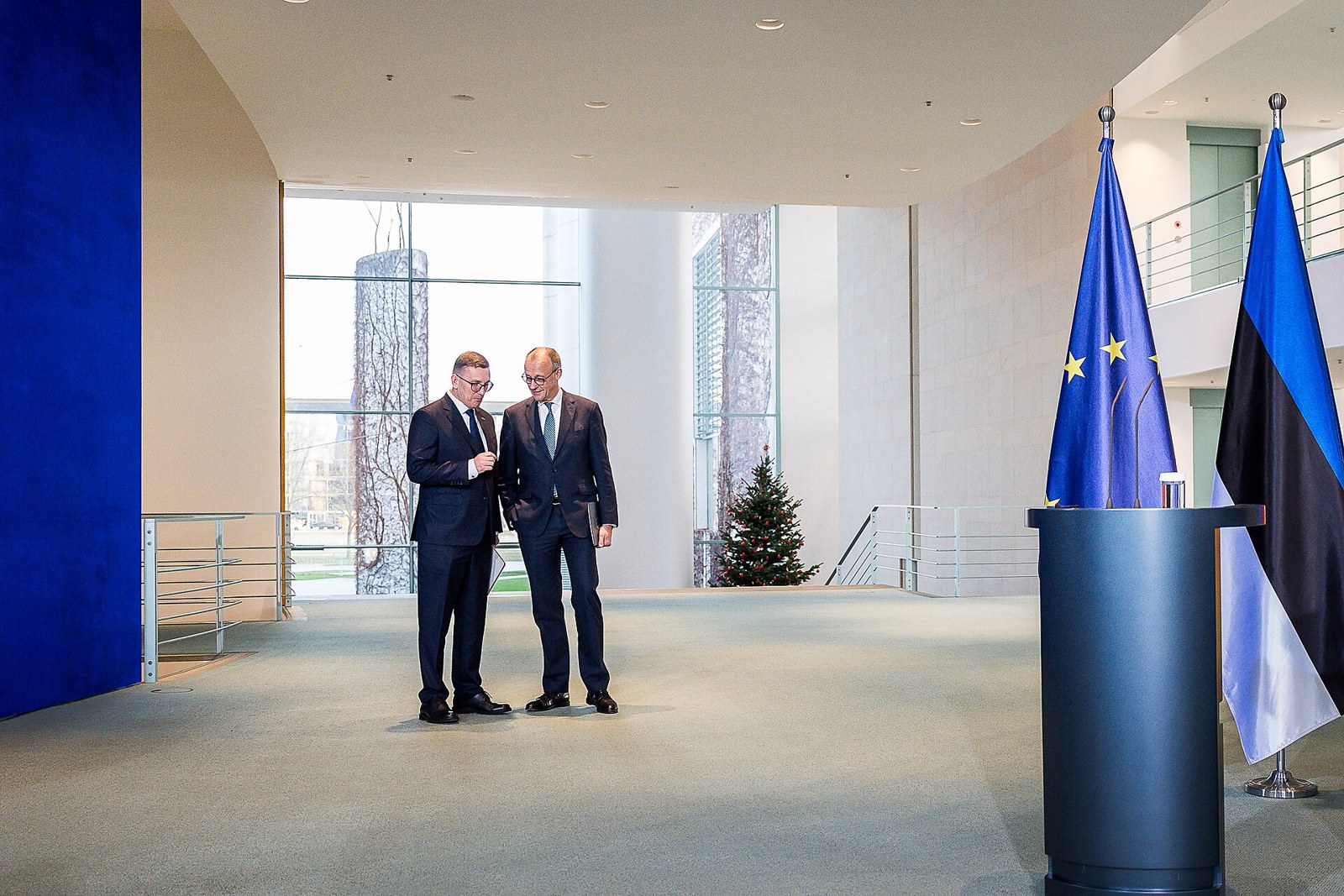 Kryeministri i Estonisë, Kristen Michal, me kancelarin gjerman Friedrich Merz në Berlin