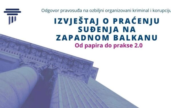 Kopertina e raportit të OSBE-së për monitorimin e gjyqeve në Ballkanin Perëndimor (Foto: OSBE)