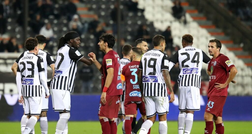 Thriller në Tumbë  PAOK u përmbys Iraklisin 2 1 në shtesë  Mazzarri kërcënon me largim për shkak të VAR it